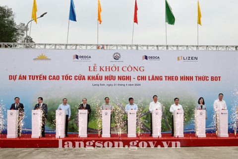 Thủ tướng Chính phủ Phạm Minh Chính phát lệnh khởi công dự án tuyến cao tốc Hữu Nghị - Chi Lăng